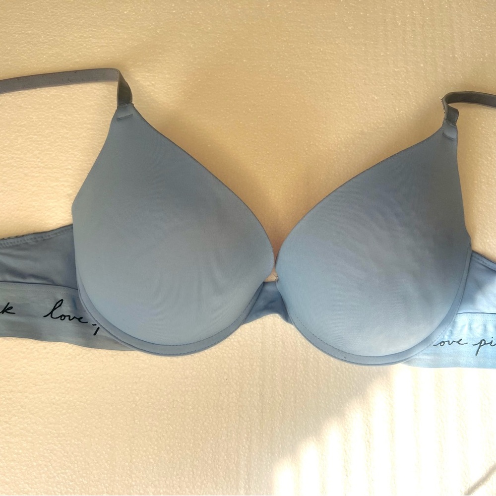 PINK Victoria's Secret Sky Blue Bra